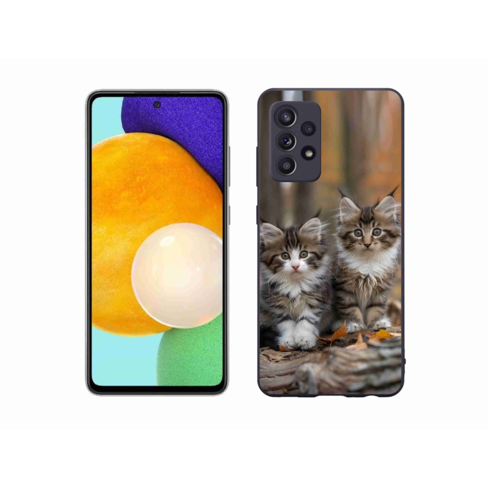 Gelový kryt mmCase na Samsung Galaxy A52/52 5G - kočičí duo 3