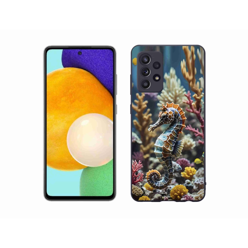 Gelový kryt mmCase na Samsung Galaxy A52/52 5G - mořský koník 2