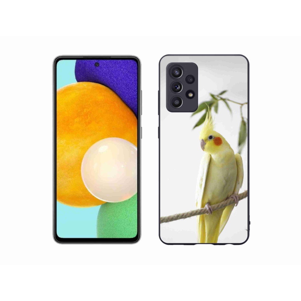 Gelový kryt mmCase na Samsung Galaxy A52/52 5G - papoušek korela chocholatá