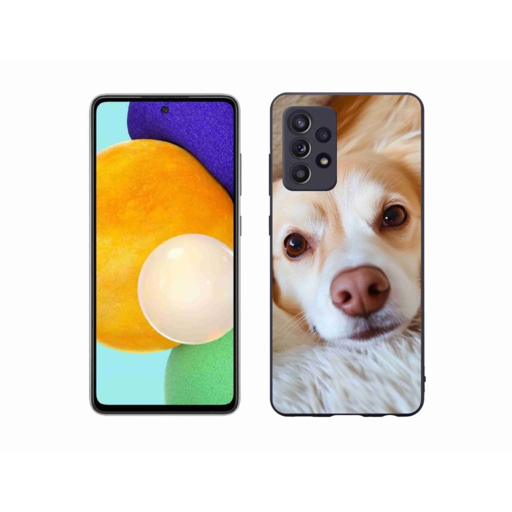 Gelový kryt mmCase na Samsung Galaxy A52/52 5G - Roztomilá čivava