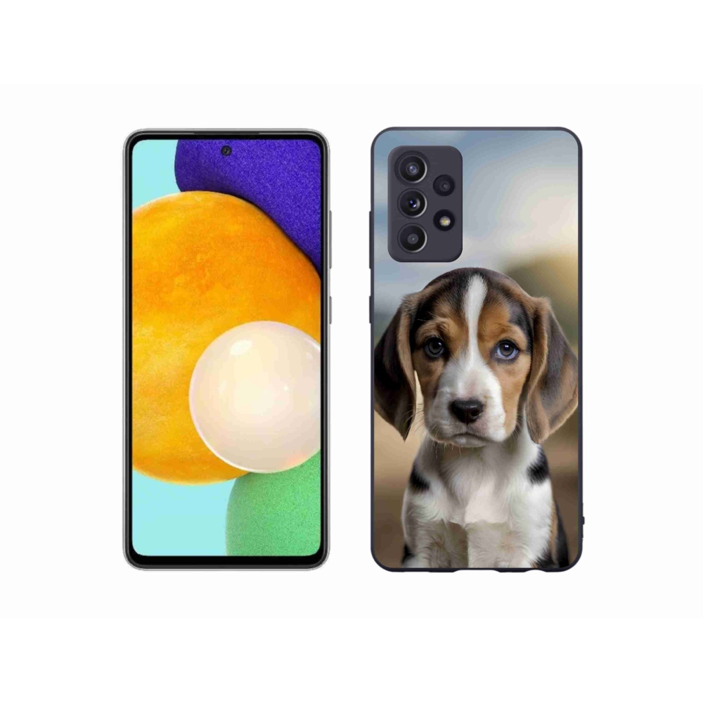 Gelový kryt mmCase na Samsung Galaxy A52/52 5G - roztomilý bígl