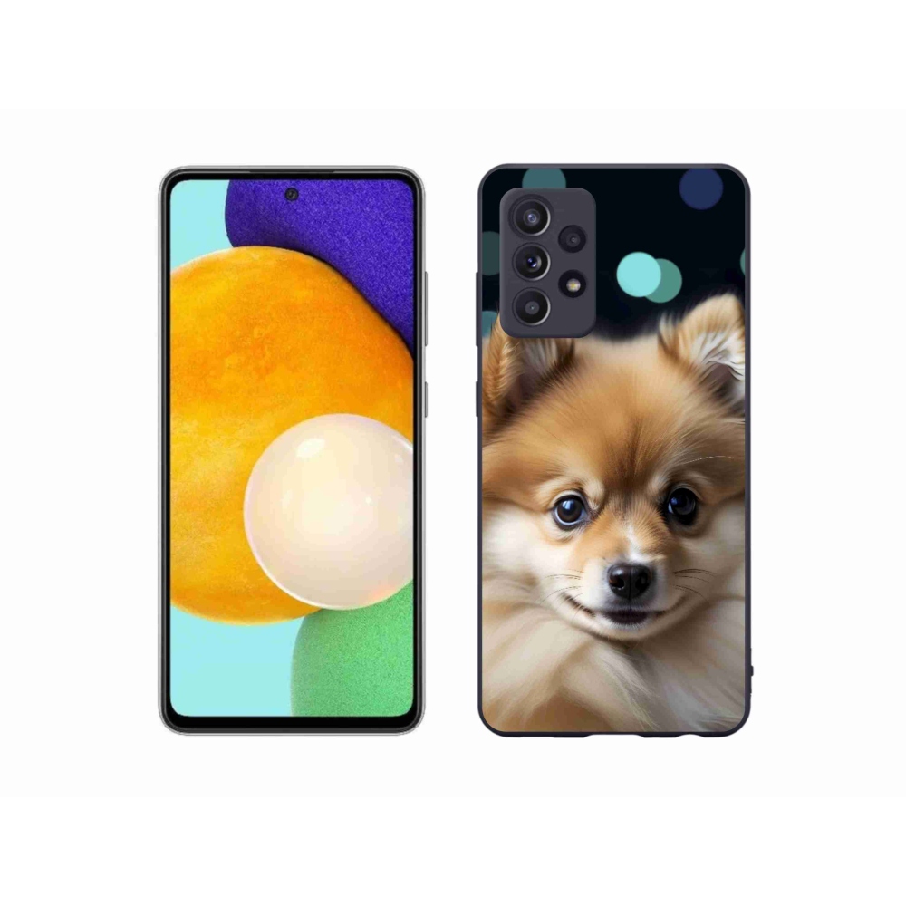 Gelový kryt mmCase na Samsung Galaxy A52/52 5G - roztomilý pomeranian