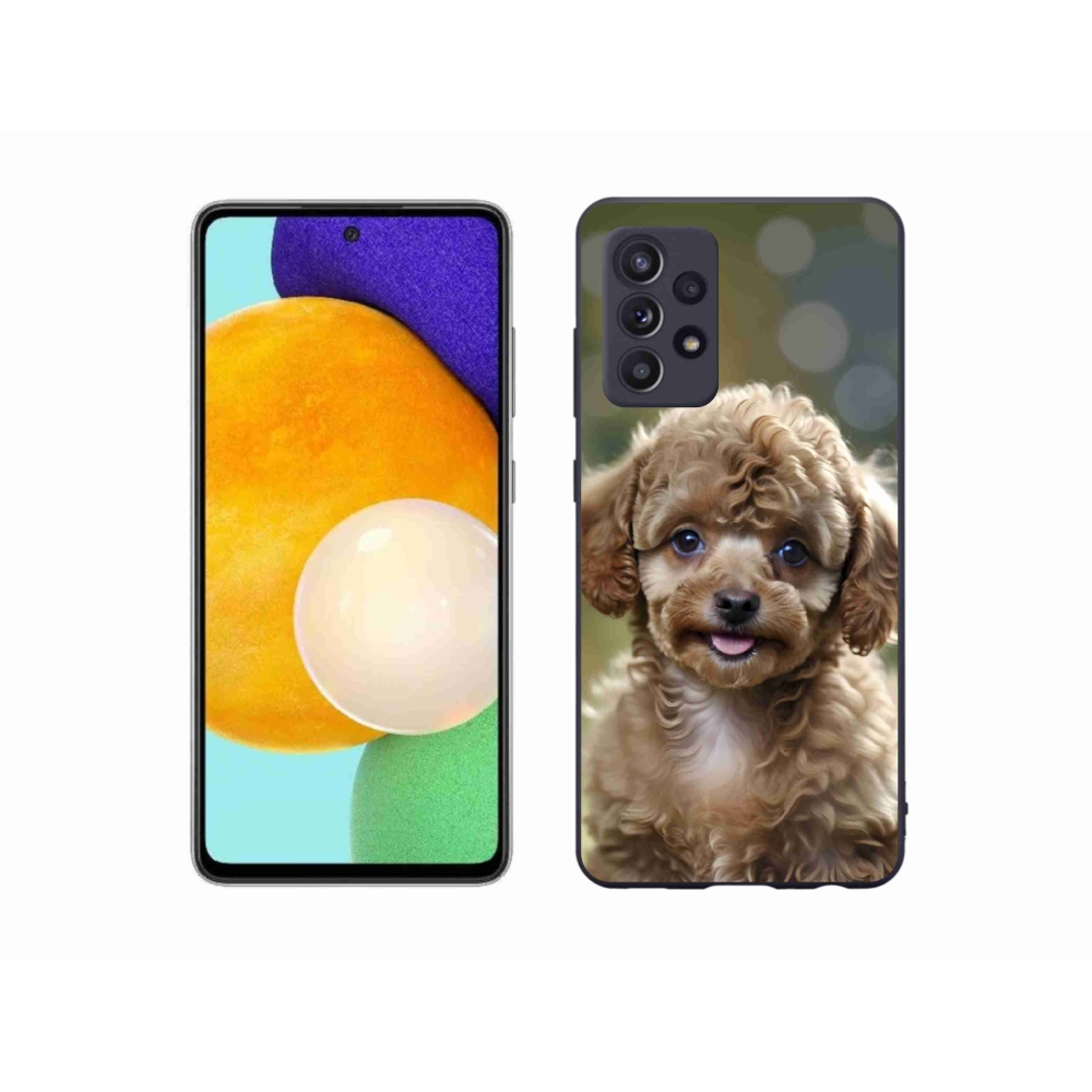 Gelový kryt mmCase na Samsung Galaxy A52/52 5G - roztomilý pudl