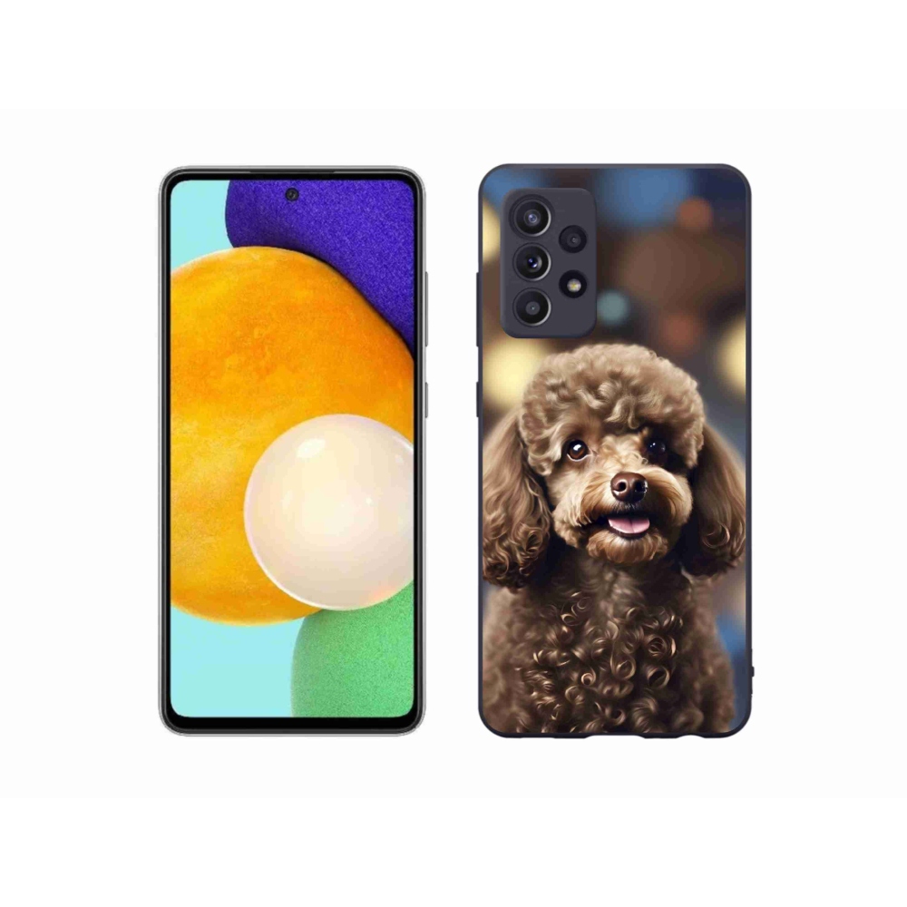 Gelový kryt mmCase na Samsung Galaxy A52/52 5G - roztomilý pudl