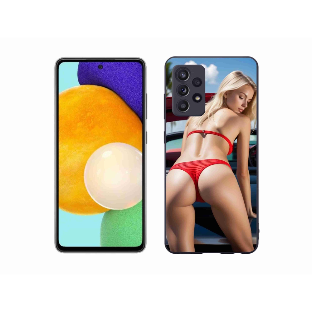 Gelový kryt mmCase na Samsung Galaxy A52/52 5G - sexy žena 2