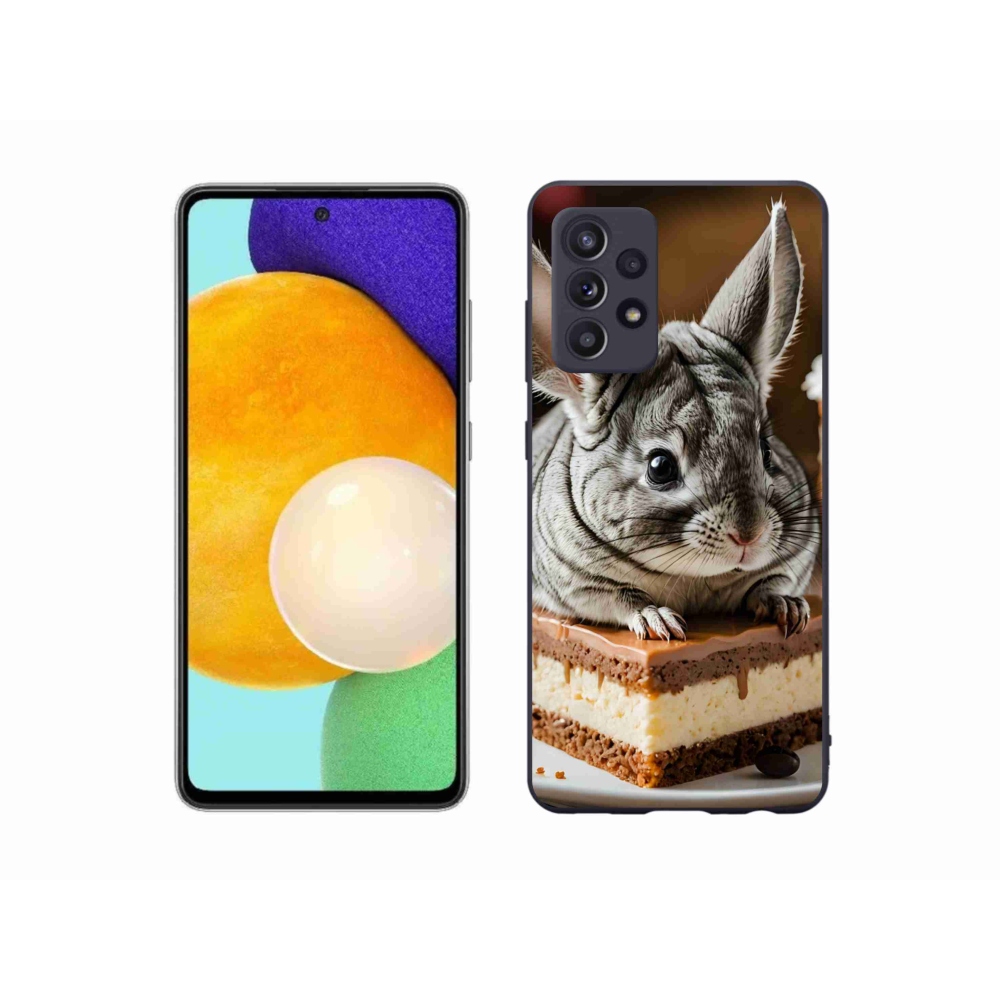 Gelový kryt mmCase na Samsung Galaxy A52/A52 5G - činčila
