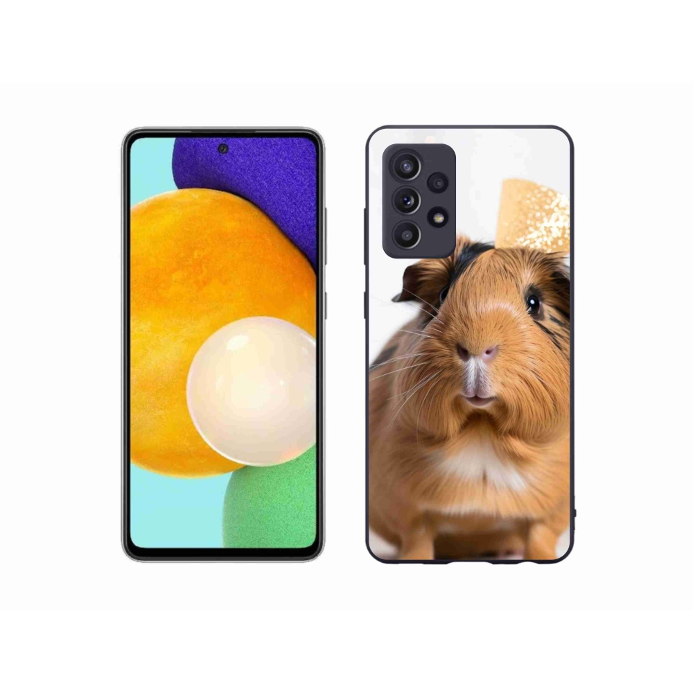 Gelový kryt mmCase na Samsung Galaxy A52/A52 5G - hnědé morče