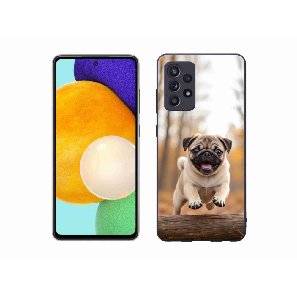 Gelový kryt mmCase na Samsung Galaxy A52/A52 5G - mops 2