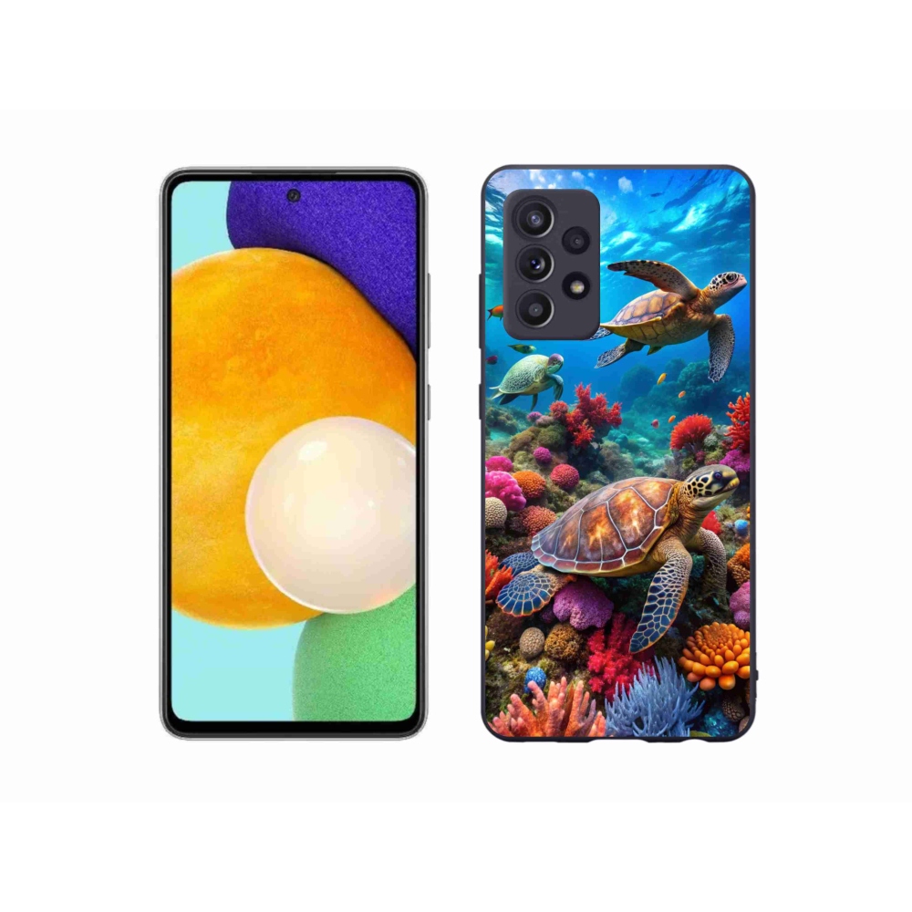 Gelový kryt mmCase na Samsung Galaxy A52/A52 5G - mořský svět 2