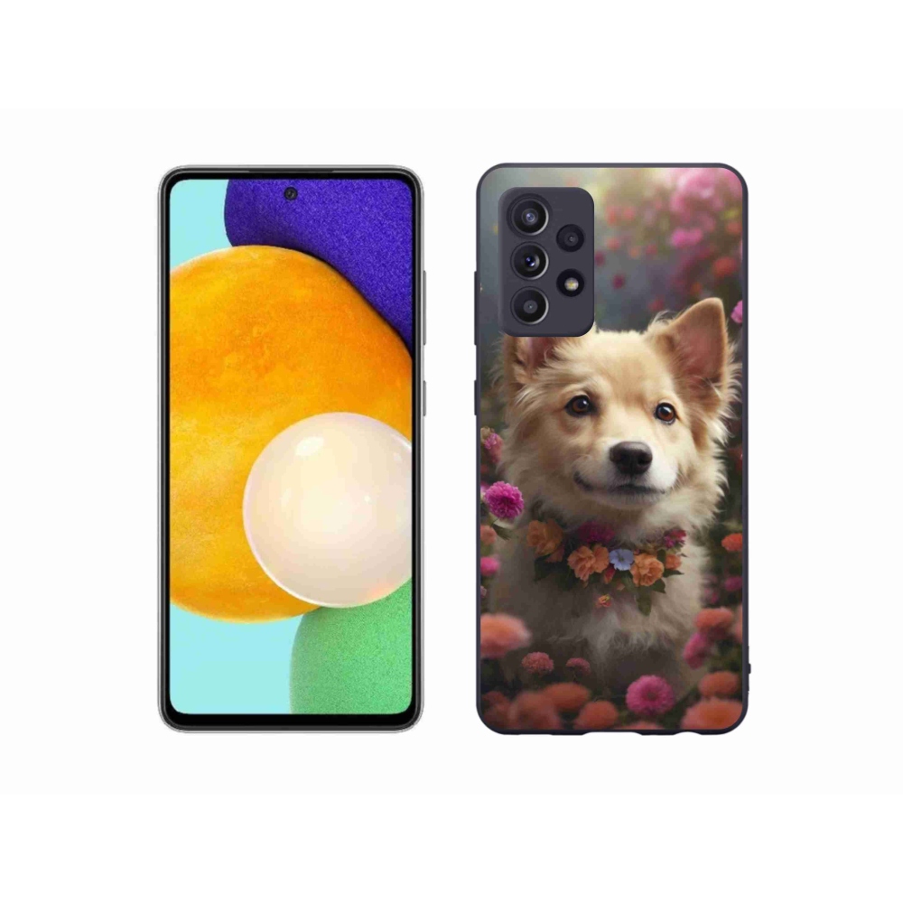 Gelový kryt mmCase na Samsung Galaxy A52/A52 5G - německý špic