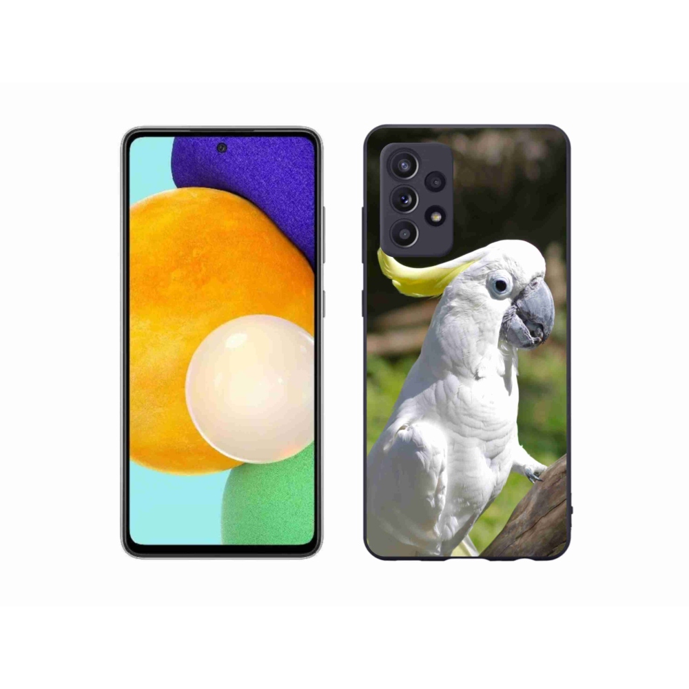 Gelový kryt mmCase na Samsung Galaxy A52/A52 5G - papoušek kakadu 2