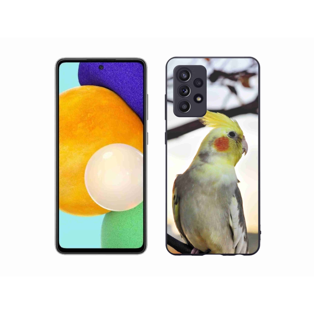 Gelový kryt mmCase na Samsung Galaxy A52/A52 5G - papoušek korela