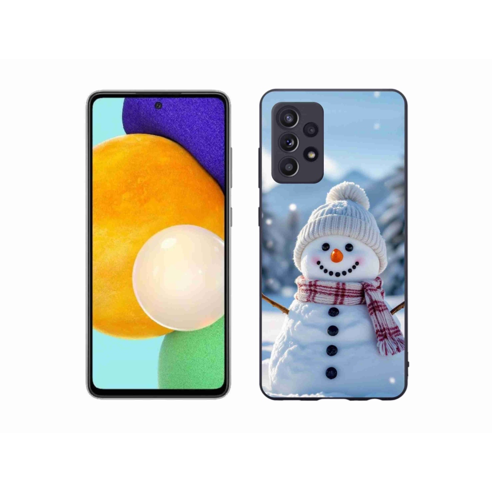 Gelový kryt mmCase na Samsung Galaxy A52/A52 5G - sněhulák 3