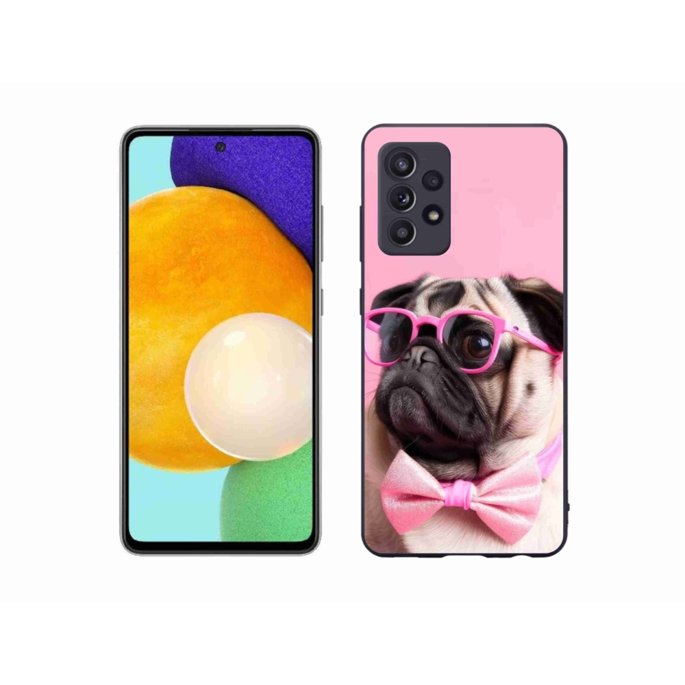 Gelový kryt mmCase na Samsung Galaxy A52/A52 5G - stylový mops