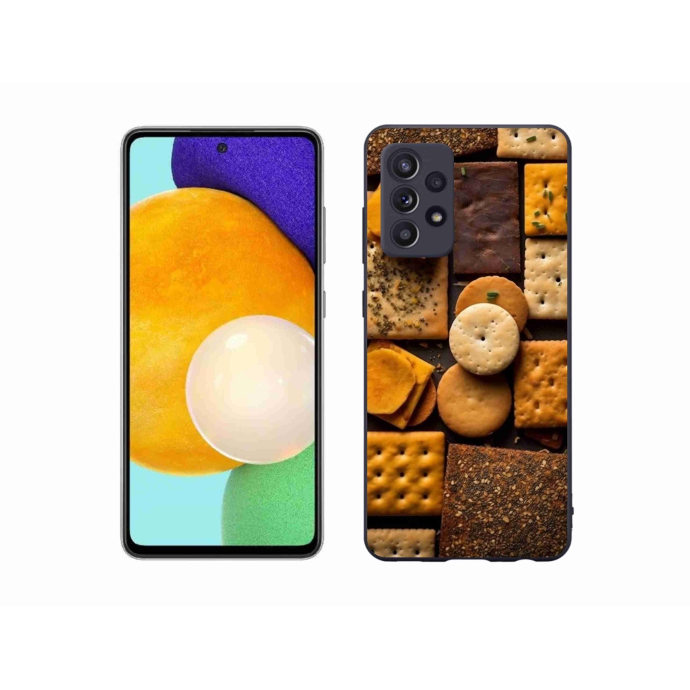 Gelový kryt mmCase na Samsung Galaxy A52/A52 5G - sušenky