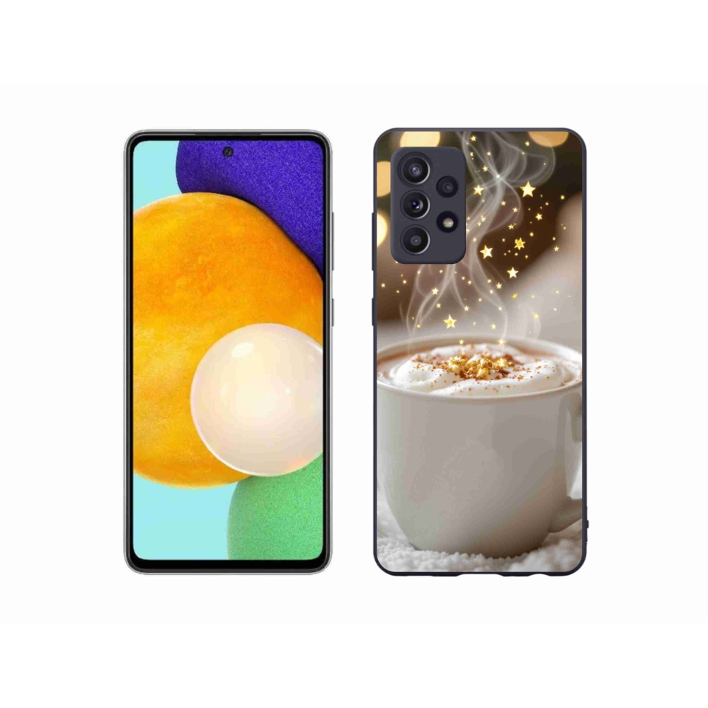 Gelový kryt mmCase na Samsung Galaxy A52/A52 5G - vánoční horký nápoj