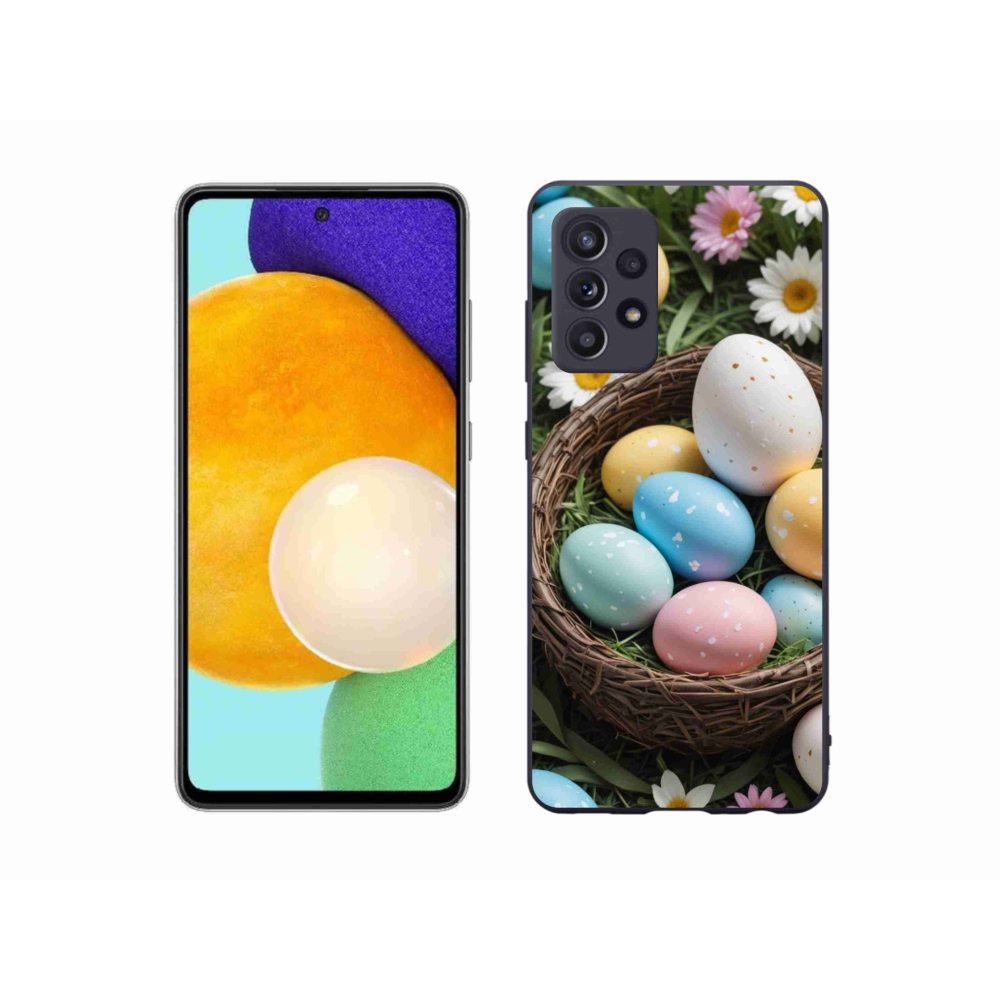 Gelový kryt mmCase na Samsung Galaxy A52/A52 5G - velikonoční vajíčka 2