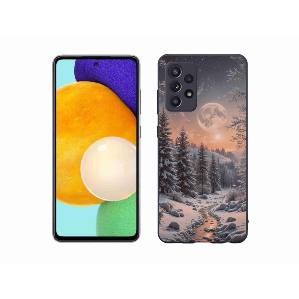 Gelový kryt mmCase na Samsung Galaxy A52/A52 5G - zimní krajina 2
