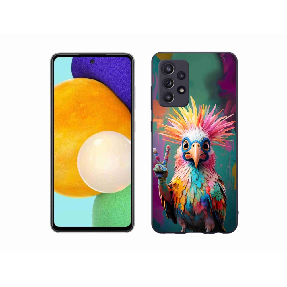 Gelový kryt mmCase na Samsung Galaxy A52s 5G - barevný rebel