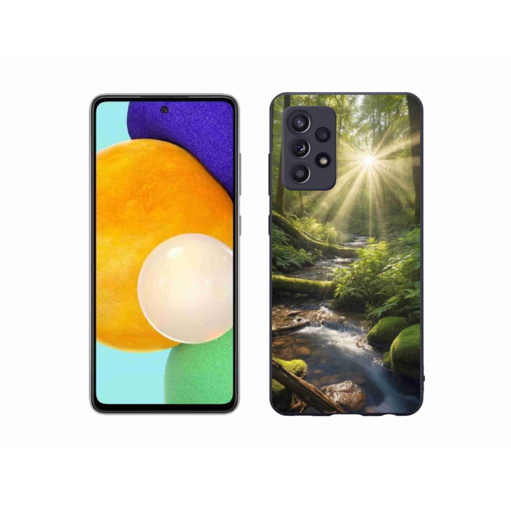 Gelový kryt mmCase na Samsung Galaxy A52s 5G - hlubina lesa