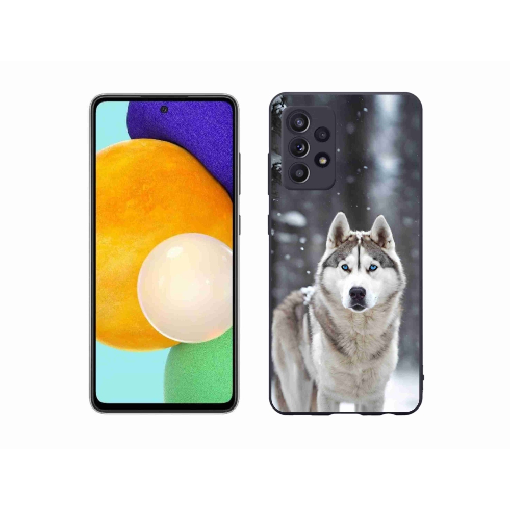 Gelový kryt mmCase na Samsung Galaxy A52s 5G - husky 2