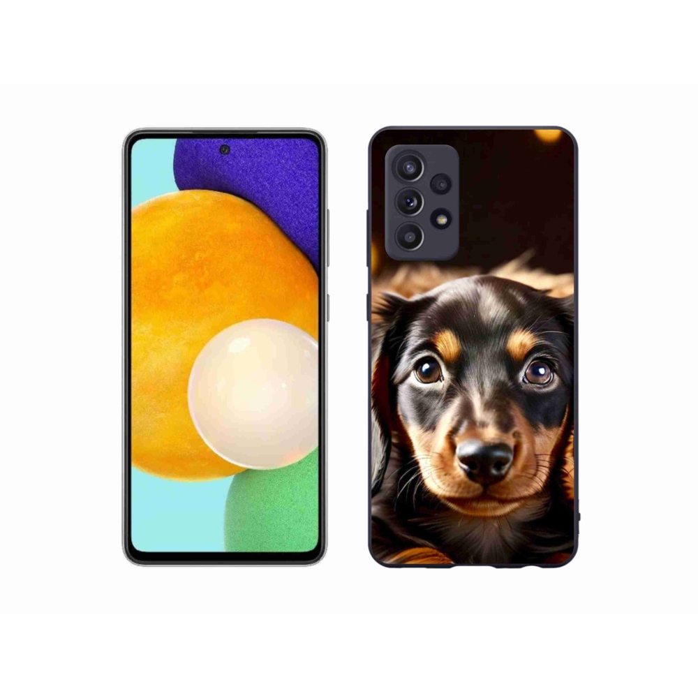 Gelový kryt mmCase na Samsung Galaxy A52s 5G - jezevčík