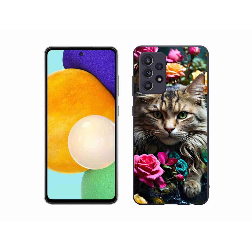 Gelový kryt mmCase na Samsung Galaxy A52s 5G - kočíčí pohled 2