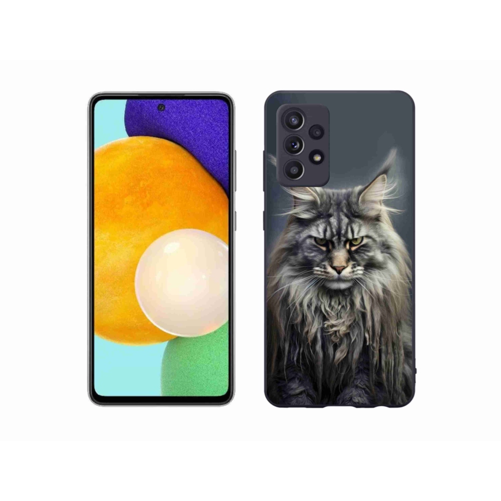 Gelový kryt mmCase na Samsung Galaxy A52s 5G - kočíčí pohled 4