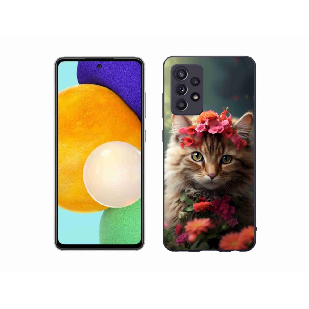 Gelový kryt mmCase na Samsung Galaxy A52s 5G - kočíčí princezna