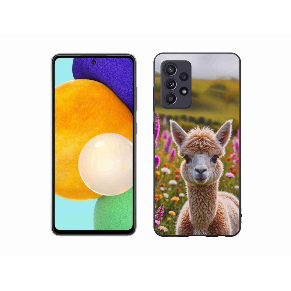 Gelový kryt mmCase na Samsung Galaxy A52s 5G - lama na louce