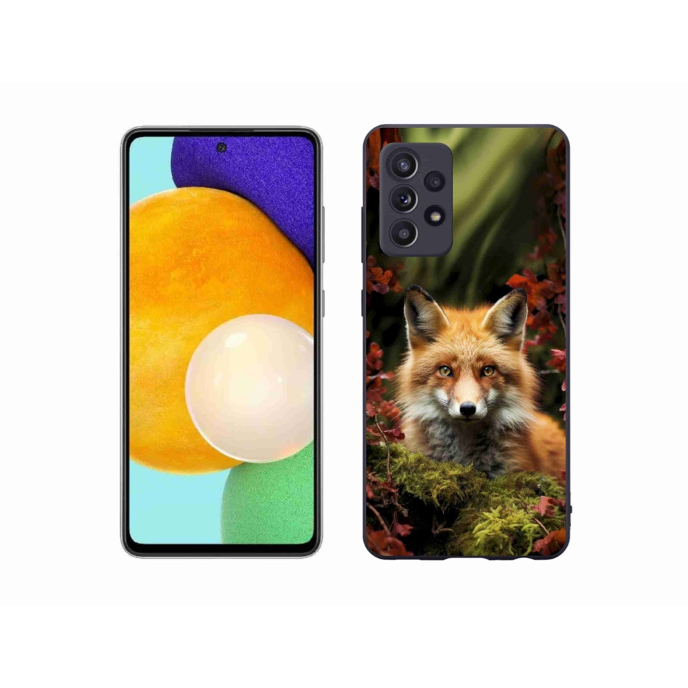 Gelový kryt mmCase na Samsung Galaxy A52s 5G - liška v lese