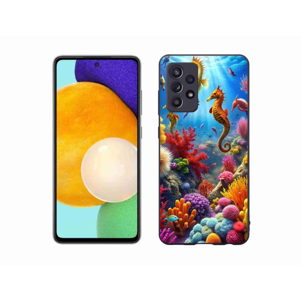 Gelový kryt mmCase na Samsung Galaxy A52s 5G - mořský svět 3