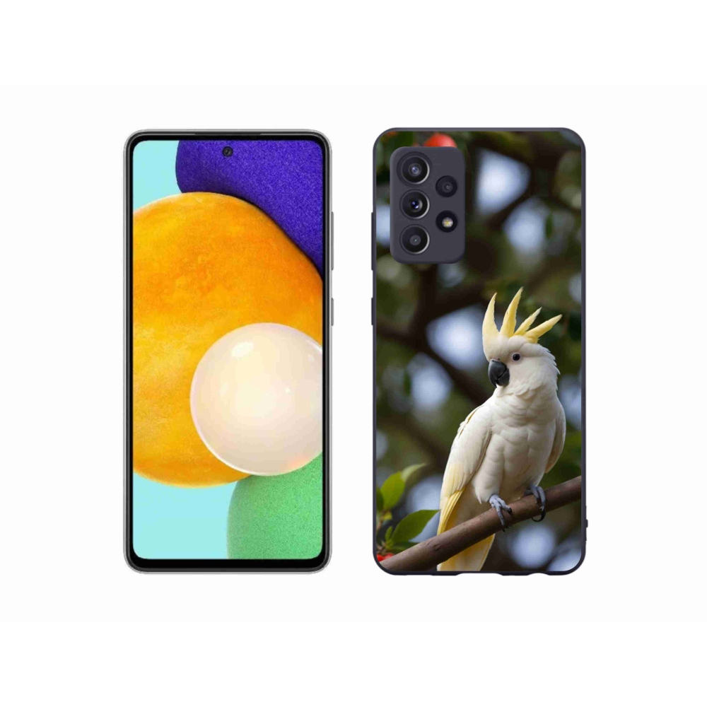 Gelový kryt mmCase na Samsung Galaxy A52s 5G - papoušek kakadu 3