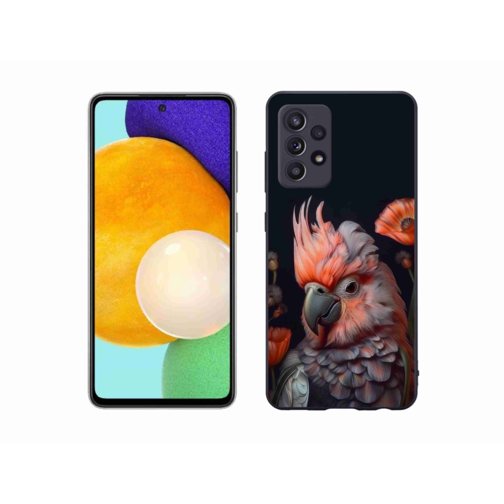 Gelový kryt mmCase na Samsung Galaxy A52s 5G - papoušek kakadu v barvách