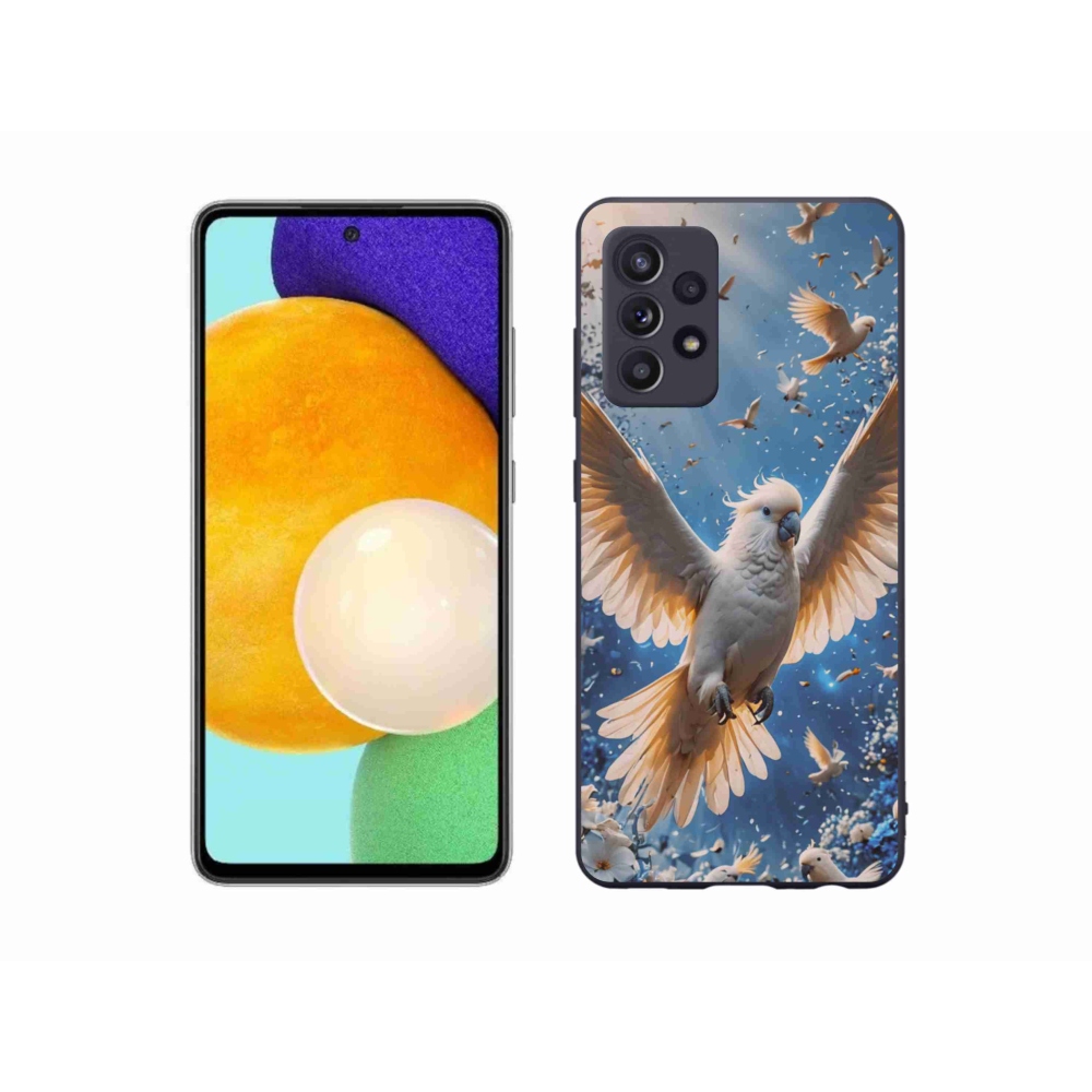 Gelový kryt mmCase na Samsung Galaxy A52s 5G - papoušek kakadu