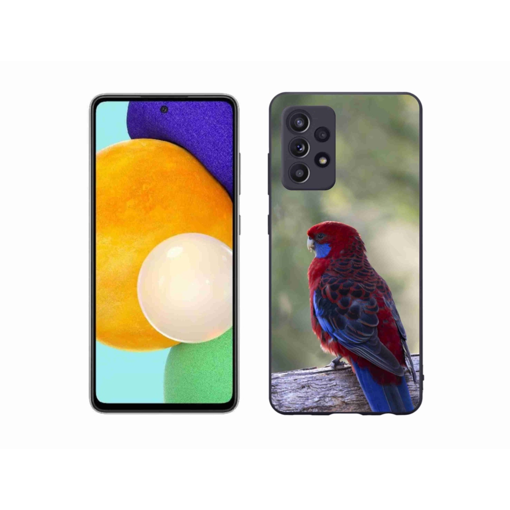 Gelový kryt mmCase na Samsung Galaxy A52s 5G - papoušek rosela