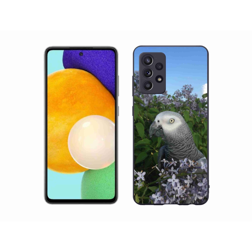 Gelový kryt mmCase na Samsung Galaxy A52s 5G - papoušek žako