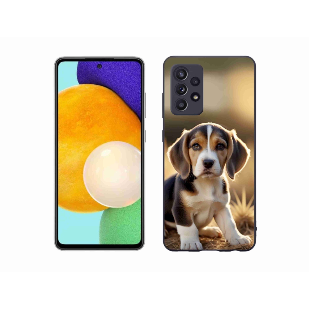 Gelový kryt mmCase na Samsung Galaxy A52s 5G - roztomilý bígl