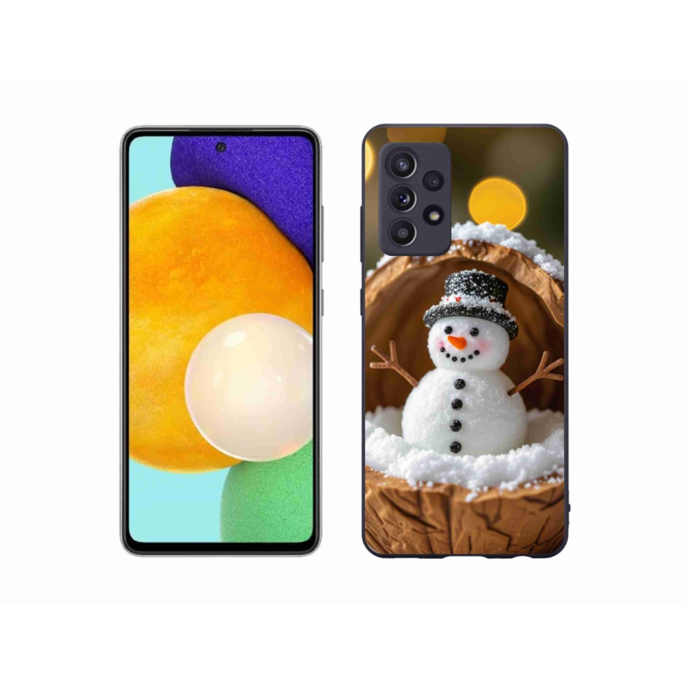 Gelový kryt mmCase na Samsung Galaxy A52s 5G - sněhulák 4