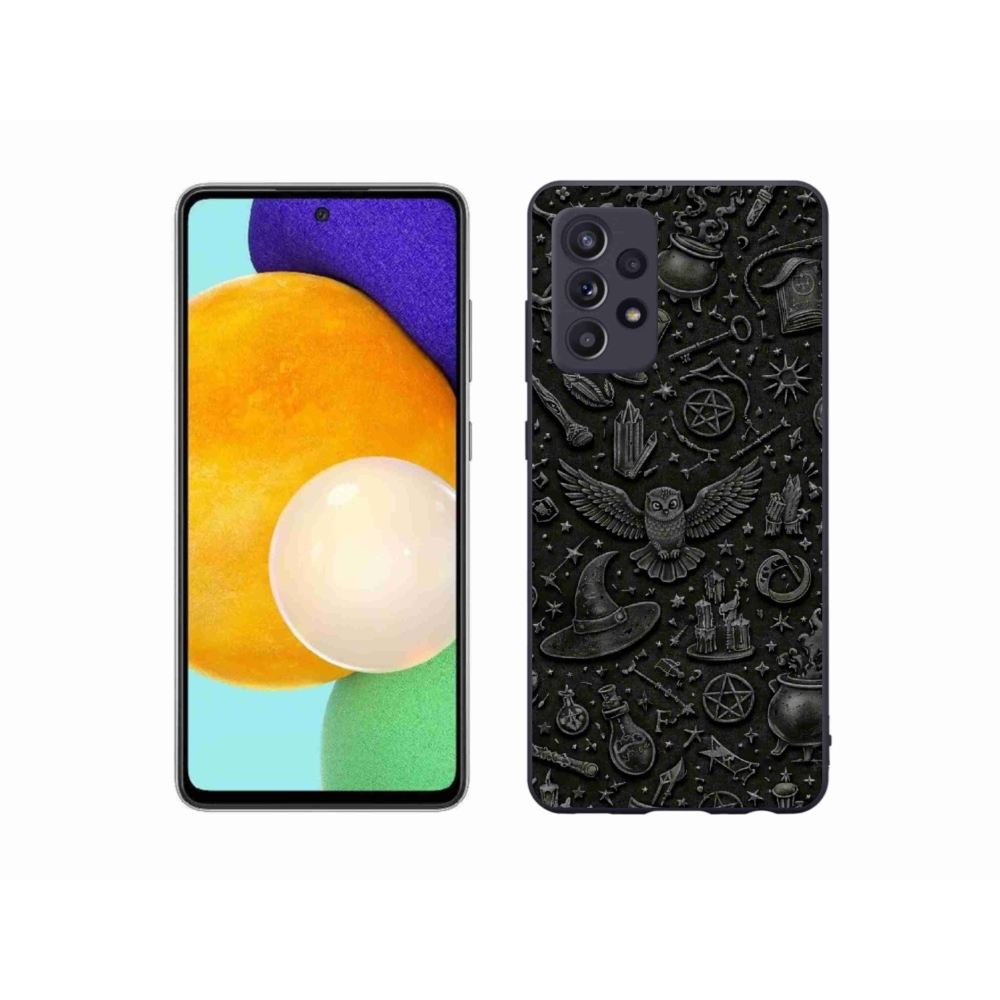 Gelový kryt mmCase na Samsung Galaxy A52s 5G - tmavý magický svět