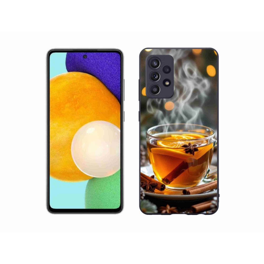 Gelový kryt mmCase na Samsung Galaxy A52s 5G - vánoční punč