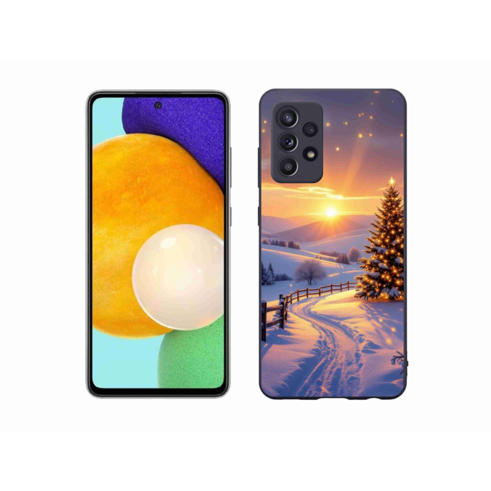Gelový kryt mmCase na Samsung Galaxy A52s 5G - zimní krajina