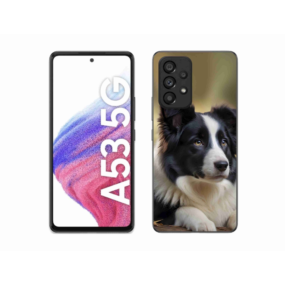 Gelový kryt mmCase na Samsung Galaxy A53 5G - border kolie 2