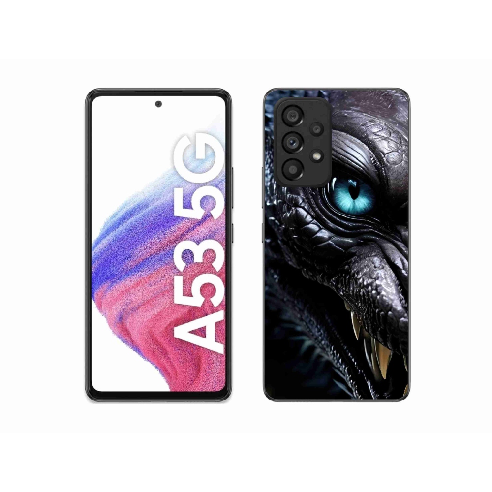 Gelový kryt mmCase na Samsung Galaxy A53 5G - dračí pohled