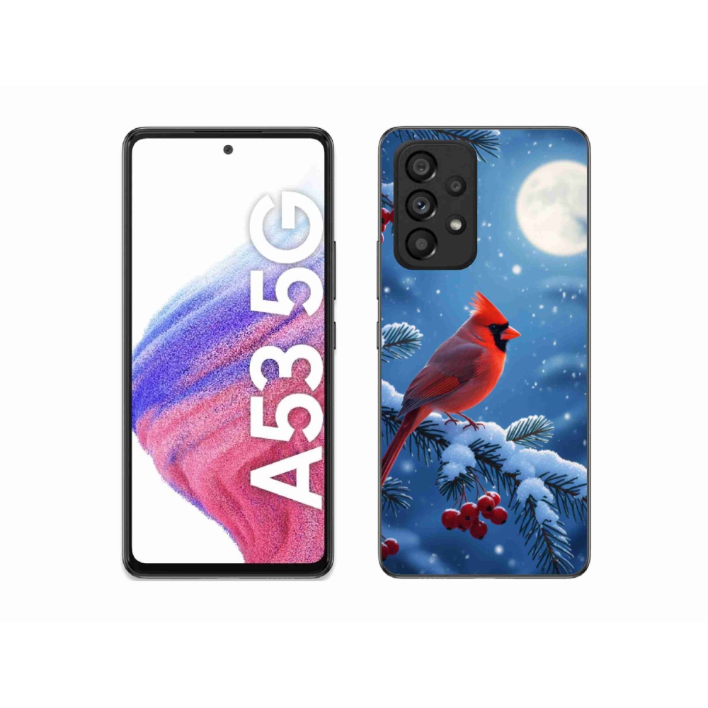 Gelový kryt mmCase na Samsung Galaxy A53 5G - kardinál červený
