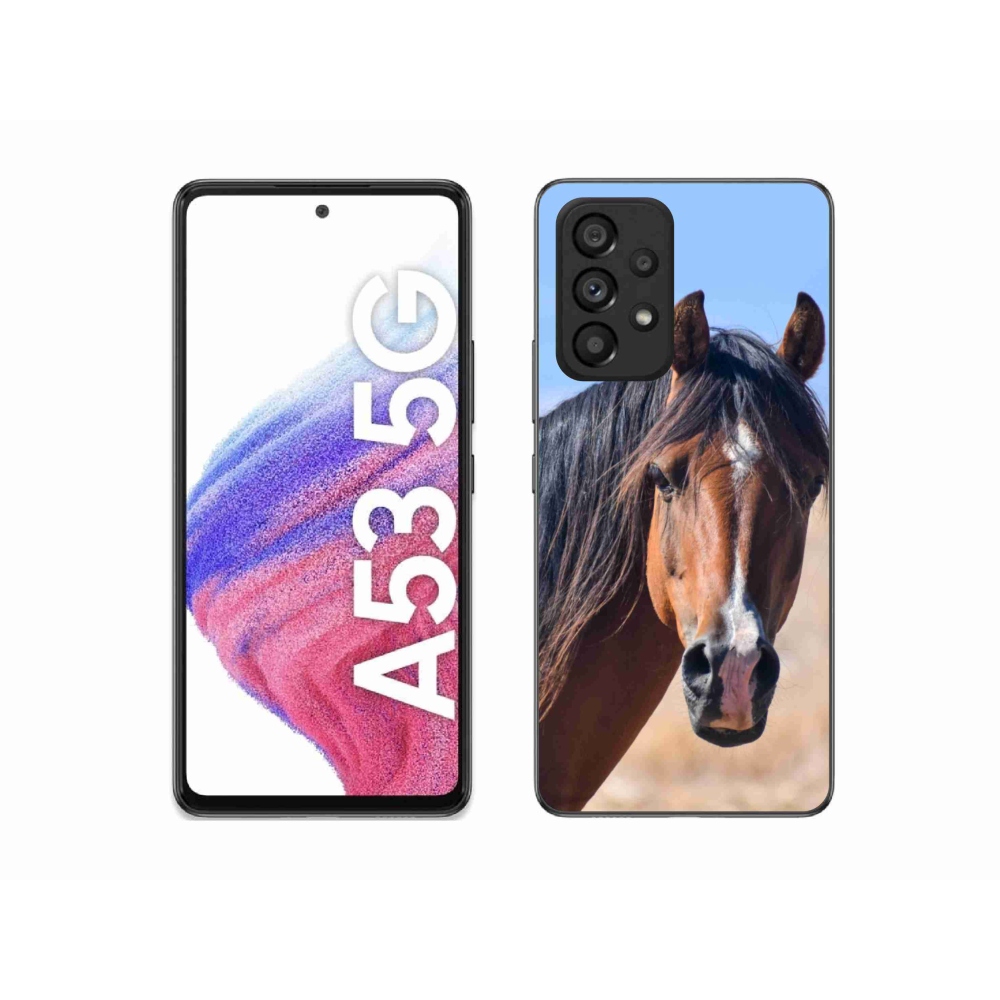 Gelový kryt mmCase na Samsung Galaxy A53 5G - klidný kůň