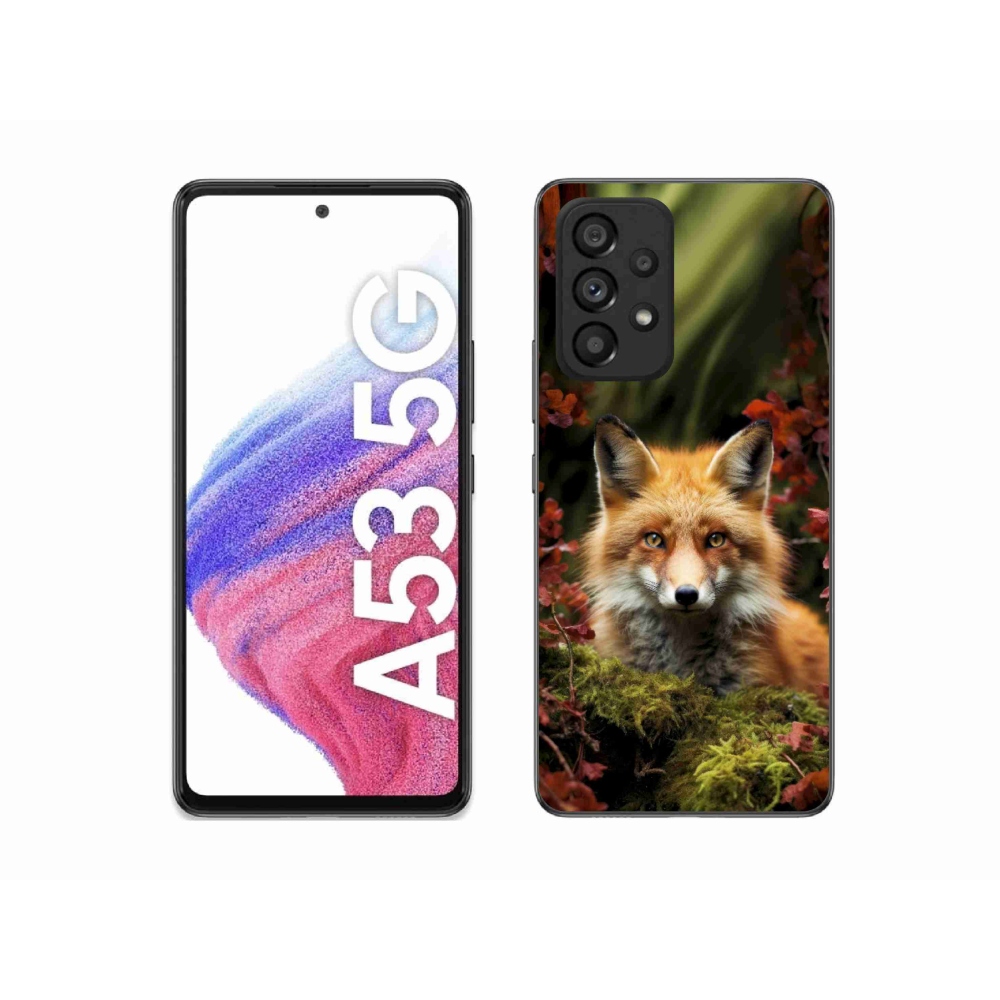 Gelový kryt mmCase na Samsung Galaxy A53 5G - liška v lese