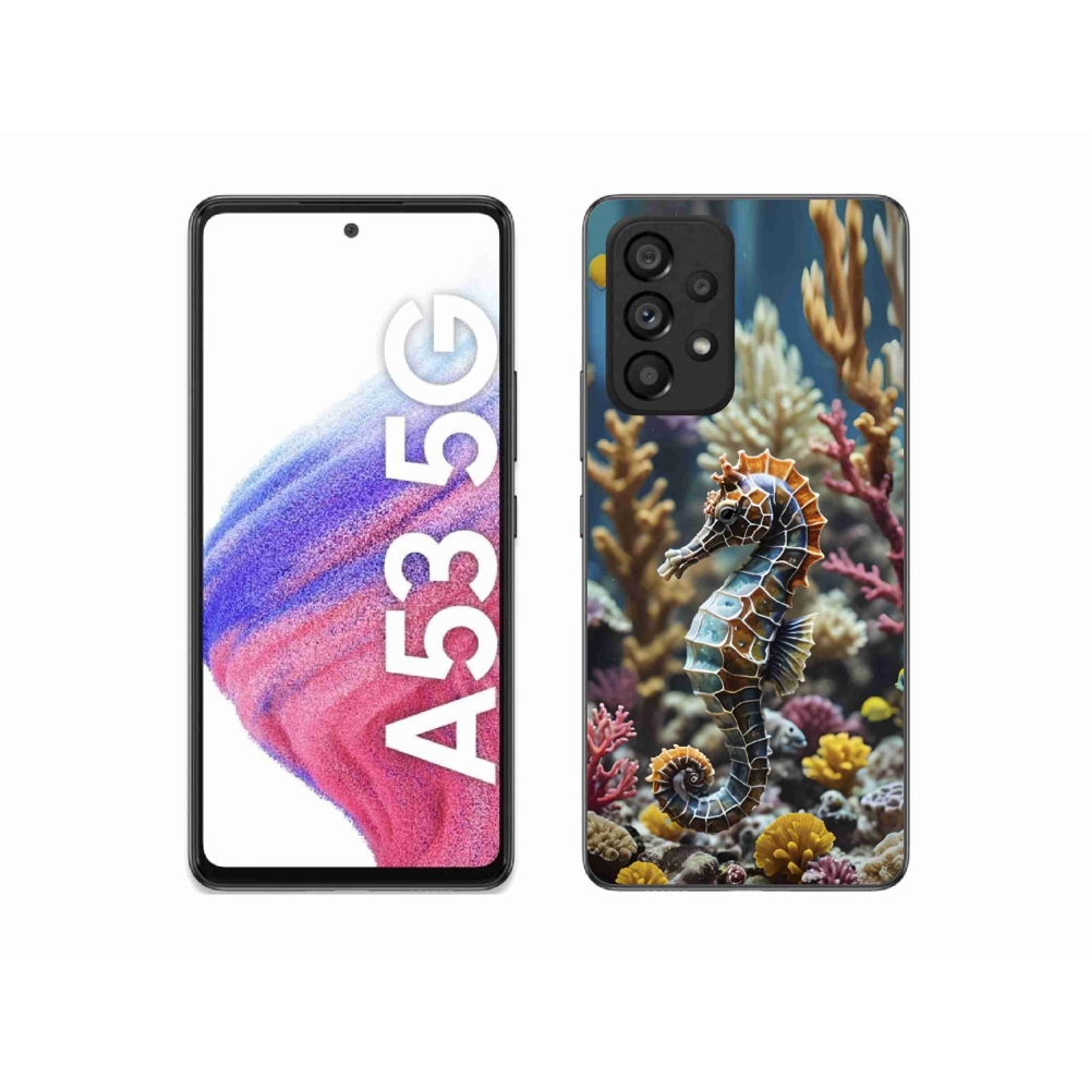 Gelový kryt mmCase na Samsung Galaxy A53 5G - mořský koník 2
