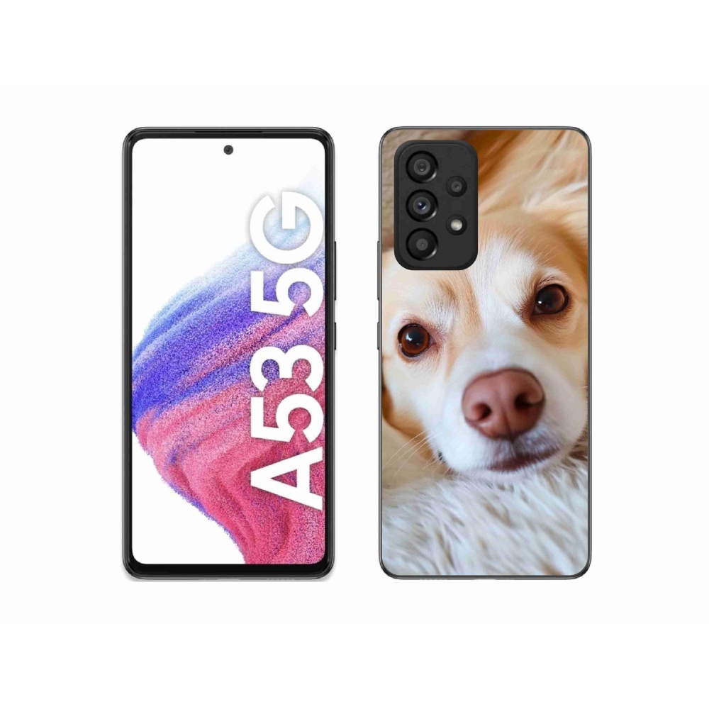 Gelový kryt mmCase na Samsung Galaxy A53 5G - Roztomilá čivava