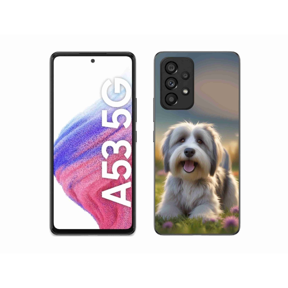 Gelový kryt mmCase na Samsung Galaxy A53 5G - roztomilý havanský psík